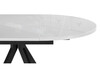 Миниатюра фото стол стеклянный woodville ален 100(140)х100х74 ультра белое стекло / черный 516558 | 220svet.ru