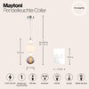Миниатюра фото подвесной светодиодный светильник maytoni collar p069pl-l17ch3k | 220svet.ru