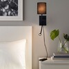 Миниатюра фото бра reluce 86210-9.2-001kt led3w+e14 bk | 220svet.ru