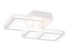Миниатюра фото потолочная светодиодная люстра с пультом ду ambrella light acrylica fa8877 | 220svet.ru