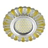 Миниатюра фото встраиваемый светильник fametto luciole dls-l145 gu5.3 glassy/gold | 220svet.ru