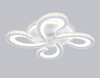 Миниатюра фото потолочная светодиодная люстра с пультом ду ambrella light acrylica ice fa1702 | 220svet.ru
