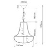 Миниатюра фото подвесная люстра mw-light бриз 111012406 | 220svet.ru