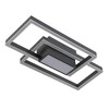 Миниатюра фото потолочная светодиодная люстра escada twins 10242/3led black | 220svet.ru