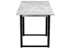 Миниатюра фото стол деревянный форли бетон / черный матовый | 220svet.ru