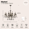 Миниатюра фото подвесная люстра maytoni grace rc247-pl-10-r | 220svet.ru