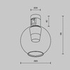 Миниатюра фото трековый магнитный светодиодный светильник maytoni bubble flarity tr148-1-3w3k-b | 220svet.ru