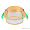 Миниатюра фото встраиваемый светильник crystal lux clt 061c1 go | 220svet.ru
