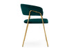 Миниатюра фото стул woodville kamelia 1 green / gold 15472 | 220svet.ru