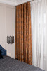 Миниатюра фото портьера bromley оранжевый 275*260 garda decor 121gd-00006 | 220svet.ru