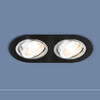 Миниатюра фото встраиваемый светильник elektrostandard 1061/2 mr16 bk черный 4690389095467 | 220svet.ru