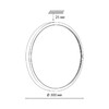 Миниатюра фото настенно-потолочный светодиодный светильник sonex mitra omega white 7661/24l | 220svet.ru