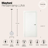 Миниатюра фото подвесной светодиодный светильник maytoni technical luna p039pl-5w4k-20ins-b | 220svet.ru