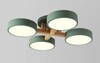 Миниатюра фото потолочная светодиодная люстра inodesign joist green 40.6211 | 220svet.ru