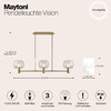 Миниатюра фото подвесная люстра maytoni vision mod411pl-03g | 220svet.ru