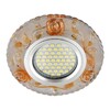 Миниатюра фото встраиваемый светильник fametto luciole dls-l150 gu5.3 glassy/gold | 220svet.ru