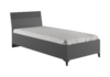 Миниатюра фото односпальная кровать woodville ника 90х200 с основанием дсп эйхория qr-17 / графит 593608 | 220svet.ru