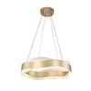 Миниатюра фото подвесной светодиодный светильник indigo treccia 14013/a/1p gold v000068l | 220svet.ru
