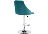 Миниатюра фото барный стул woodville laguna blue velour 11714 | 220svet.ru