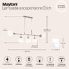 Миниатюра фото подвесная люстра maytoni erich mod221-pl-05-n | 220svet.ru