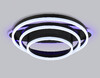 Миниатюра фото потолочная светодиодная люстра с пультом ду rgb ambrella light acrylica disk fa8524 | 220svet.ru