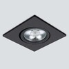 Миниатюра фото встраиваемый светодиодный светильник elektrostandard 15273/led черный a056033 | 220svet.ru