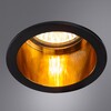 Миниатюра фото встраиваемый светильник arte lamp caph a2165pl-1bk | 220svet.ru