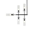 Миниатюра фото подвесная люстра indigo saetta 11053/12r black v000566 | 220svet.ru
