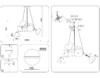 Миниатюра фото подвесная люстра ambrella light heigh light lh15003 | 220svet.ru