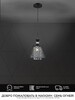 Миниатюра фото подвесной светильник seven fires metida wd3604/1p-bk | 220svet.ru
