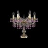 Миниатюра фото настольная лампа bohemia ivele 1410l/6/141-39 g v7010 | 220svet.ru