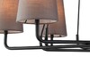 Миниатюра фото подвесная люстра lumien hall астарта 4008/6p-bk-dgr | 220svet.ru