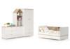 Миниатюра фото комплект детской мебели woodville эльга белый шагрень / дуб белый комплектация 4 534734 | 220svet.ru