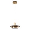 Миниатюра фото подвесной светильник escada 10260/1 led*12w brass/brown marble | 220svet.ru