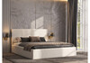Миниатюра фото двуспальная кровать woodville манака 160х200 бежевая 585396 | 220svet.ru