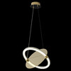 Миниатюра фото подвесной светильник crystal lux nebula sp22w led gold | 220svet.ru