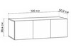Миниатюра фото антресоль woodville кротос 120 цемент темный 679665 | 220svet.ru