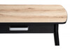 Миниатюра фото стол деревянный woodville вики делано / черный 587511 | 220svet.ru