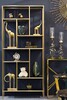 Миниатюра фото стеллаж золотистый garda decor 46as-sh1452-gold | 220svet.ru