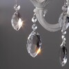 Миниатюра фото бра eurosvet 10108/1 белый/прозрачный хрусталь strotskis | 220svet.ru