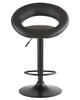 Миниатюра фото стул барный dobrin mira black lm-5001_blackbase-2370 черный | 220svet.ru