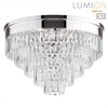 Миниатюра фото потолочная люстра lumion zaha 8266/8c хром | 220svet.ru
