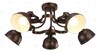 Миниатюра фото потолочная люстра arte lamp martin a5216pl-5br | 220svet.ru