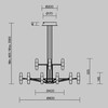 Миниатюра фото подвесная светодиодная люстра maytoni arana mod401pl-l108bs3k | 220svet.ru