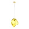 Миниатюра фото подвесной светильник crystal lux nuestro sp1 gold/amber | 220svet.ru