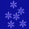 Миниатюра фото светодиодная гирлянда (ul-00007336) uniel занавес снежинки-1 220v синий uld-e1503-072/dta blue ip20 snowflakes-3 | 220svet.ru