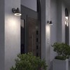 Миниатюра фото уличный настенный светодиодный cветильник elektrostandard artic 35169/d черный a063998 | 220svet.ru