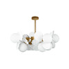 Миниатюра фото люстра на штанге loft it matisse 10008/8 white | 220svet.ru