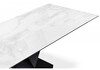 Миниатюра фото стол стеклянный раскладной woodville хасселвуд белый мрамор 586094 | 220svet.ru