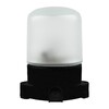 Миниатюра фото потолочный влагозащищенный светильник для бань и саун uniel uwl-k01r 60w/e27 ip65 black ul-00011472 | 220svet.ru